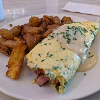 PK’s Roosevelt Room - Ham omelette w brie and herbs. Perfectly cooked. - Venues & Event Spaces Near Me - St. Augustine, Florida PK’s Roosevelt Room - Ham omelette w brie and herbs. Perfectly cooked. - Venues & Event Spaces Near Me - St. Augustine, Florida