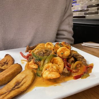 El Peñol 3 - (Beef and shrimp) Picadillo de Res con Camarones - Colombian Near Me - Brookline, Massachusetts