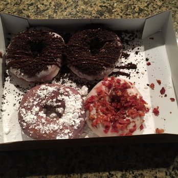 Duck Donuts - Oreo, blueberry, and maple bacon donuts. - Donuts Near Me - Alexandria, Virginia