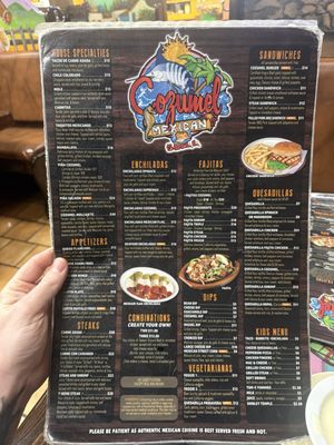 Menu photo 1 Cozumel Mexican Grill Ripley, WV