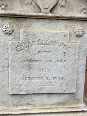 Edgar Allan Poe's Grave by null