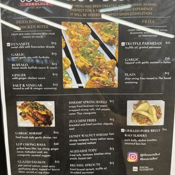 The Social Honolulu - Menu - American Near Me - Honolulu, Hawaii The Social Honolulu - Menu - American Near Me - Honolulu, Hawaii