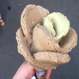 Espresso pistachio flower cone Espresso pistachio flower cone