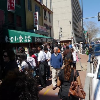 Chinatown Express - Tourist season lunch line - not sure if this is normal - Cantonese Near Me - Washington, DC, District of Columbia