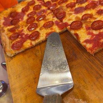 Nonna's Pizzeria - Grandma's style crust and sauce with pepperoni. - Pizza Near Me - Gulf Shores, Alabama Nonna's Pizzeria - Grandma's style crust and sauce with pepperoni. - Pizza Near Me - Gulf Shores, Alabama