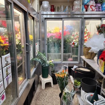 Creative Florist - Fridge section of flowers - Florists Near Me - Rego Park, New York