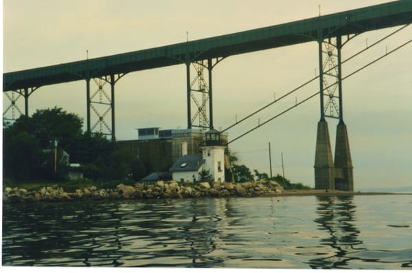 Bristol Ferry Lighthouse by null