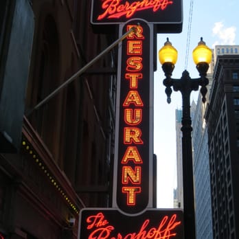 The Berghoff Restaurant - The classic Berghoff marquee announcing that you have arrived at Chicago's third oldest restaurant, open since 1898. - Bars Near Me - Chicago, Illinois
