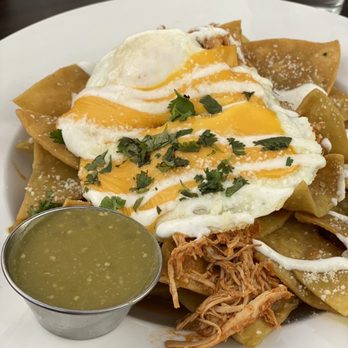Hash Kitchen - Chilaquiles with green chili is soooo amazing! - Breakfast & Brunch Near Me - Peoria, Arizona