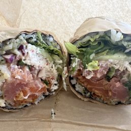 S&T Burrito (Salmon & Tuna)