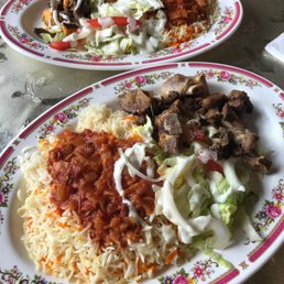 Gyro and lamb plate