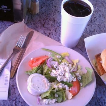 Big Earl's Greasy Eats - Salad, chicken sandwich and soda $7.99 - American Near Me - Cave Creek, Arizona Big Earl's Greasy Eats - Salad, chicken sandwich and soda $7.99 - American Near Me - Cave Creek, Arizona