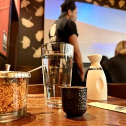 HINODEYA Ramen Union Square - Warm or cold sake at Hinodeya