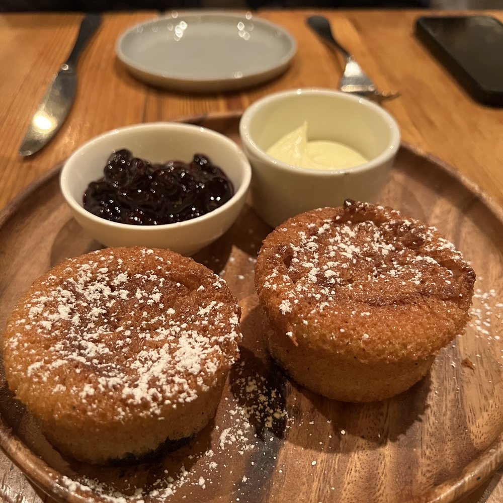 Meadowsweet - brown butter-almond muffins - New American Near Me - Brooklyn, New York