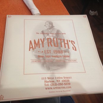 Amy Ruth's - menu - Southern Near Me - New York, New York