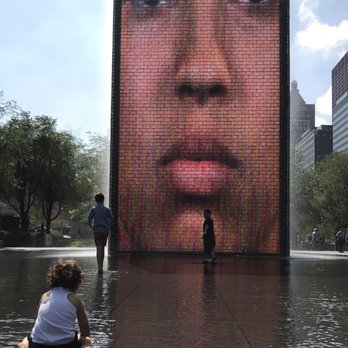 Crown Fountain - Public Art Near Me - Chicago, Illinois