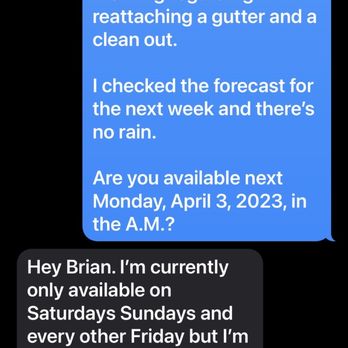 Cen Cal Power Washing - Text message - Gutter Services Near Me