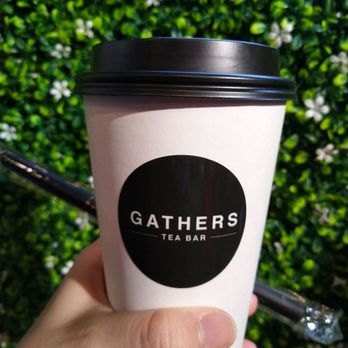 Gathers Tea Bar - Genmaicha Milk Tea w/Boba - was the perfect hot temperature!! (Doesn't burn tongue, but cozy to hold & sip on) - Bubble Tea Near Me - Chicago, Illinois Gathers Tea Bar - Genmaicha Milk Tea w/Boba - was the perfect hot temperature!! (Doesn't burn tongue, but cozy to hold & sip on) - Bubble Tea Near Me - Chicago, Illinois