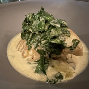Coquette - Five course tasting: snapper with greens in an amazing sauce - New American Near Me - New Orleans, Louisiana Coquette - Five course tasting: snapper with greens in an amazing sauce - New American Near Me - New Orleans, Louisiana