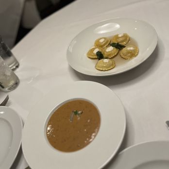 Montrio - Lobster bisque and Butternut Squash Ravioli - New American Near Me - Monterey, California