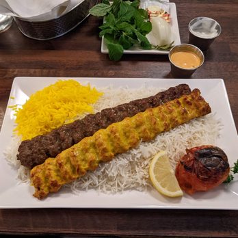 Ziba Persian Restaurant - Koobideh combo - Persian/Iranian Near Me - Sanjose, California Ziba Persian Restaurant - Koobideh combo - Persian/Iranian Near Me - Sanjose, California