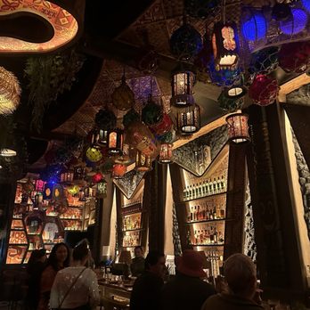 Tiki Kai - Decor above the bar - Tiki Bars Near Me - Hermosa Beach, California Tiki Kai - Decor above the bar - Tiki Bars Near Me - Hermosa Beach, California