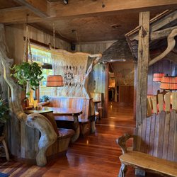 The Yellow Deli - Lots of custom woodwork throughout the restaurant.