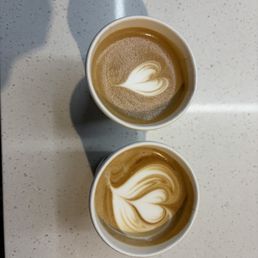 Two flat whites Two flat whites
