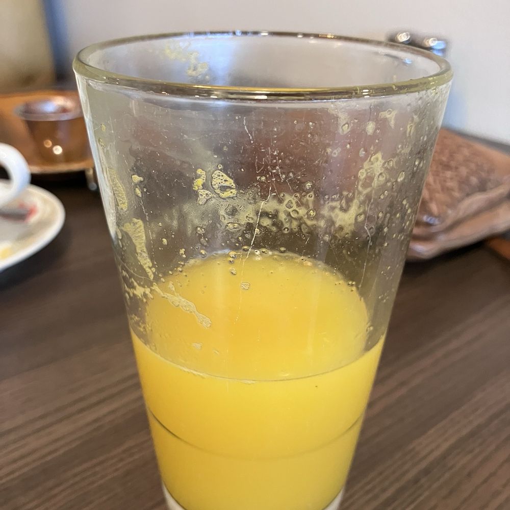 Freshly squeezed orange juice