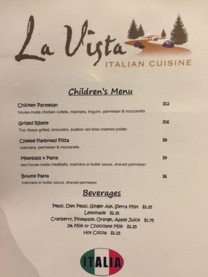 Menu photo 1 La Vista Lincoln, NH