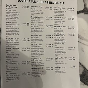Sesh - Beer menu - Breweries Near Me - St. Petersburg, Florida