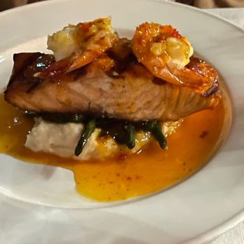 Tisha's Cape May - Thai Chili Salmon - Seafood Near Me - Cape May, New Jersey Tisha's Cape May - Thai Chili Salmon - Seafood Near Me - Cape May, New Jersey
