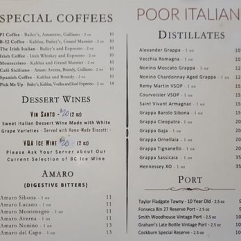 Poor Italian - Menu - Italian Near Me - Vancouver, British Columbia Poor Italian - Menu - Italian Near Me - Vancouver, British Columbia