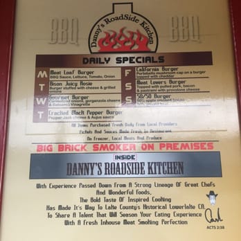 Danny's Road Side Kitchen - Daily specials - American Near Me - Lower Lake, California Danny's Road Side Kitchen - Daily specials - American Near Me - Lower Lake, California