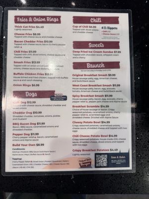 Menu photo 4 Outpost Burger Davis, CA
