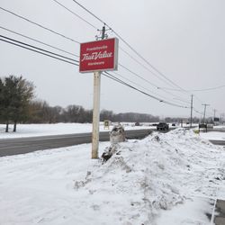 Franklinville True Value Hardware - Sign on Hwy 16