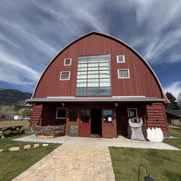 Exterior outside entrance of Teton Raptor Center - Wilson, Wyoming Exterior outside entrance of Teton Raptor Center - Wilson, Wyoming