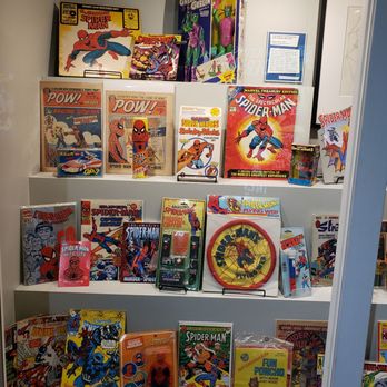 Comic-Con Museum - Various nick knacks from the history of Spider-Man. - Cultural Center Near Me - San Diego, California