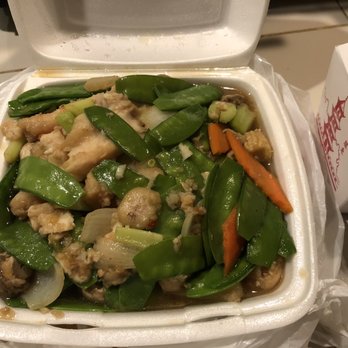 China Garden - Fish Filet with Snow Peas + Steam Rice - Chinese Near Me - Modesto, California