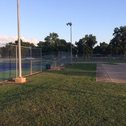 Refurbished the old tennis courts and added 2 more. Sad to see the bird houses were removed.