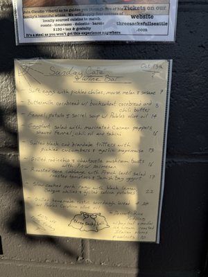 Menu photo 3 Three Sacks Full Seattle, WA Menu photo 3 Three Sacks Full Seattle, WA