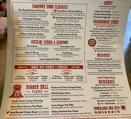 Menu photo 3 Bob Evans Upper Sandusky, OH