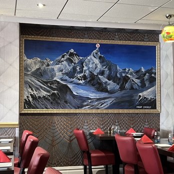 Diwali Indian Restaurant - large Nepal painting inside. - Indian Near Me - Dublin, D Diwali Indian Restaurant - large Nepal painting inside. - Indian Near Me - Dublin, D