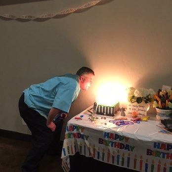 Custom Created Cakes By Brandi - Pinstripe NY Yankee themed cake 9.29.17. It looks like Scott was trying to blow out the sun with all of those candles! - Cupcakes Near Me Custom Created Cakes By Brandi - Pinstripe NY Yankee themed cake 9.29.17. It looks like Scott was trying to blow out the sun with all of those candles! - Cupcakes Near Me