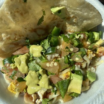 Delicios Luvianos - LOVED this egg breakfast taco on handmade flour tortilla, w/ fresh pico de gallo (which included avocado)! Bacon & cheese are superfluous. - Mexican Near Me - Austin, Texas Delicios Luvianos - LOVED this egg breakfast taco on handmade flour tortilla, w/ fresh pico de gallo (which included avocado)! Bacon & cheese are superfluous. - Mexican Near Me - Austin, Texas
