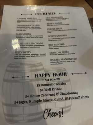 Menu photo 8 Barrel 17 Virginia Beach, VA