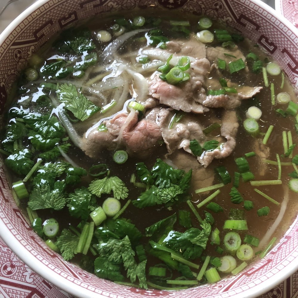 Miss Saigon - Dinner portion beef pho $11 - Vietnamese Near Me - Amherst, Massachusetts Miss Saigon - Dinner portion beef pho $11 - Vietnamese Near Me - Amherst, Massachusetts