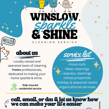 Winslow Sparkle & Shine - Home Cleaning Near Me Winslow Sparkle & Shine - Home Cleaning Near Me