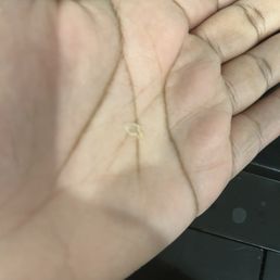 Piece of glass or hard Plastic