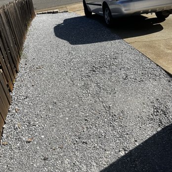 Clifford Landscape - Roadbase next to driveway and side of house - Landscaping Near Me - Redding, California